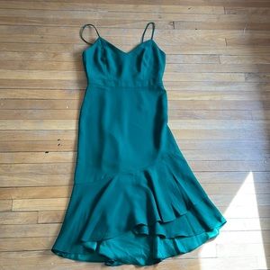 Banana republic size 6 midi emerald Greene dress